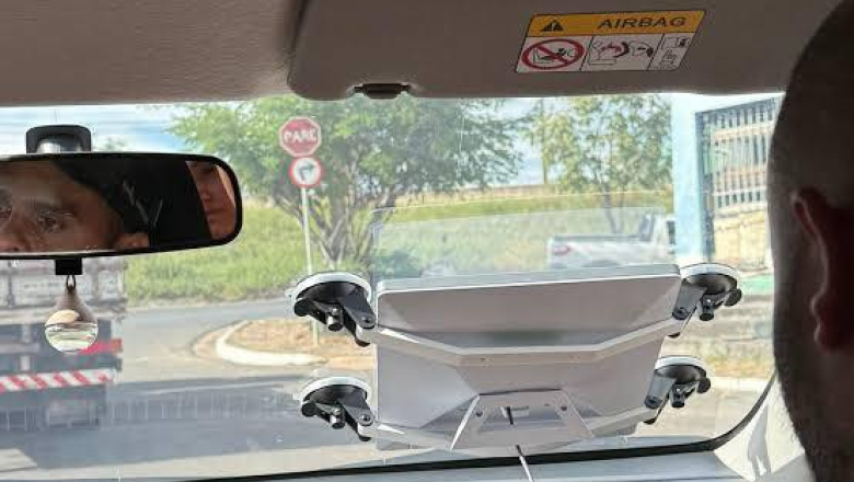 Alerta vial en rutas fueguinas: multarán a quienes lleven antenas satelitales en el parabrisas