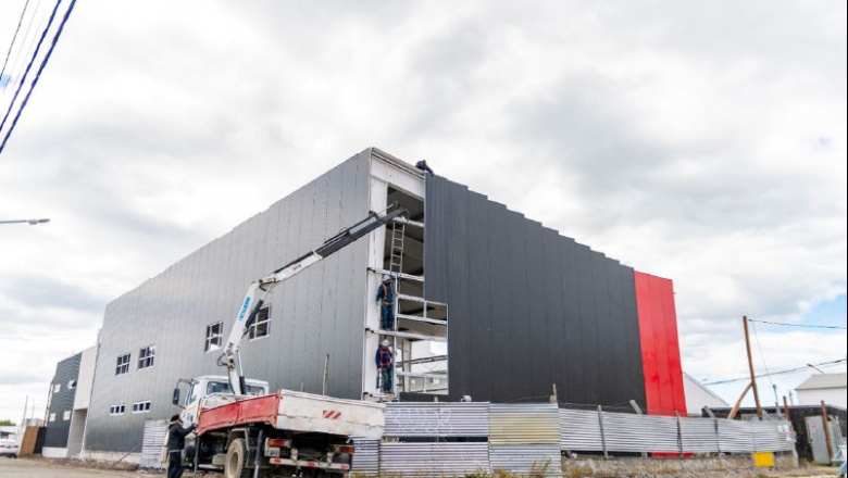 Avanzan las obras del nuevo Gimnasio en el Colegio Soberanía Nacional
