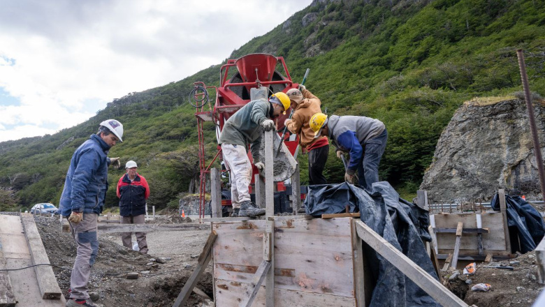 Avanza la obra donde funcionará el nuevo puesto de control de Ushuaia