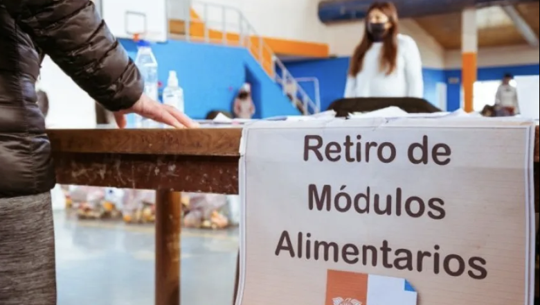 Gobierno: cronograma de entrega de módulos alimentarios