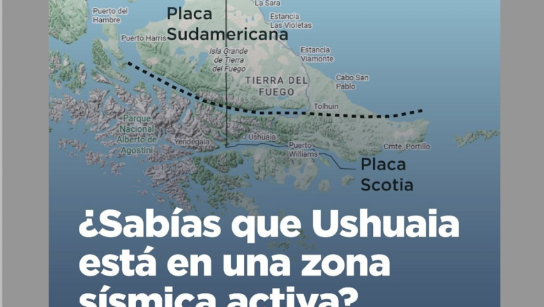 Brindan recomendaciones preventivas por actividad sísmica en Tierra del Fuego