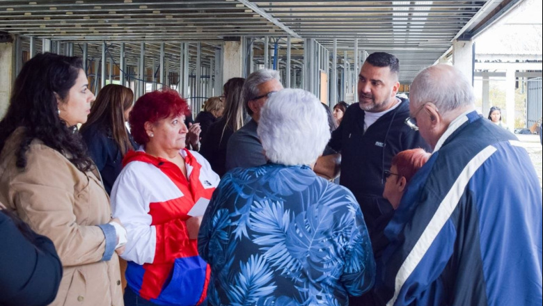 Reactivan la obra de la residencia de adultos mayores en Ushuaia