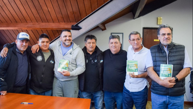 Vuoto encabezó la presentación del Convenio Colectivo de Trabajo homologado