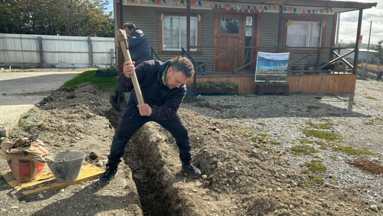  Conexión de gas y recta final para el Centro de Jubilados Tol-Wen