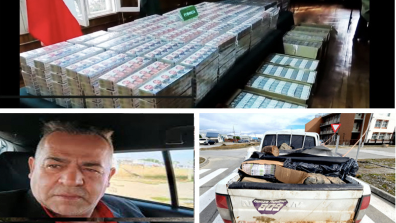 Quedó detenido en Chile el hombre de Río Grande que quiso contrabandear más de 84 mil cajas de cigarrillos 