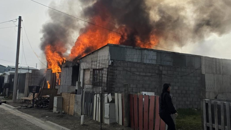 Un hombre sufrió quemaduras, murieron mascotas y tres casillas afectadas
