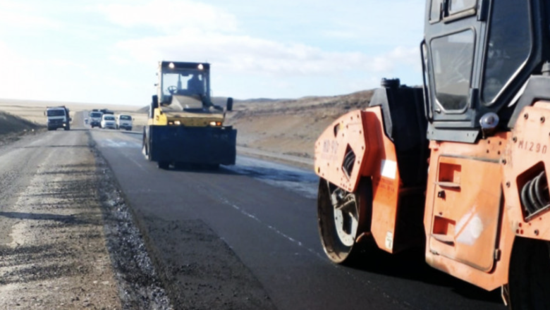 Tras años de deterioro, finalmente reparan el tramo de la Ruta 3 entre San Sebastián y el límite con Chile
