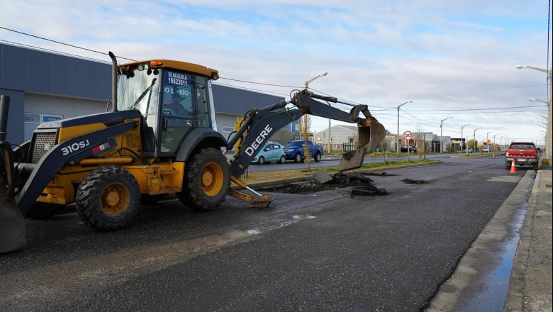 Continúan los trabajos de hormigonado en diferentes sectores de la ciudad