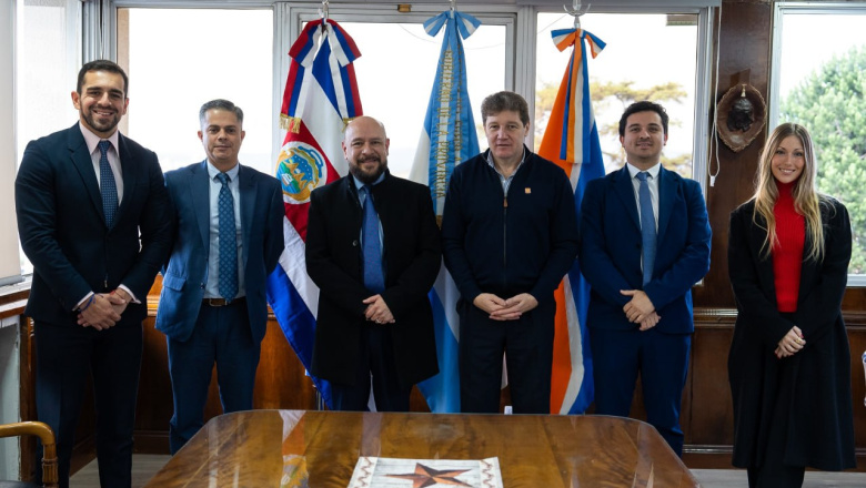 Melella recibe a embajadores de Chile, República Dominicana y Costa Rica