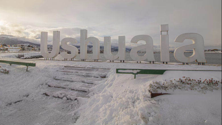 Anuncian nevadas y fuertes ráfagas para el fin de semana en Ushuaia