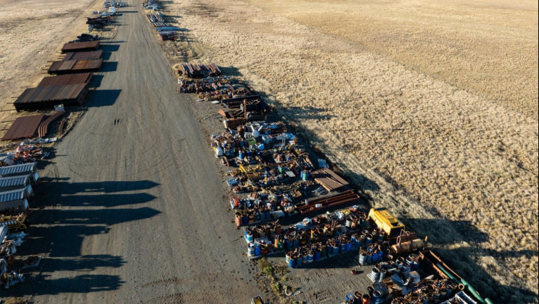 Terra Ignis y Velitec retiran 800 toneladas de chatarra de yacimientos petroleros 