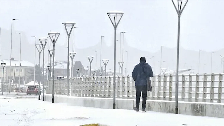 Ola de frío polar: anuncian nevadas y temperaturas de hasta -8°c en Tierra del Fuego