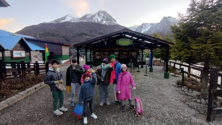 Salida recreativa al Tren del Fin del Mundo para niños de Tolhuin 