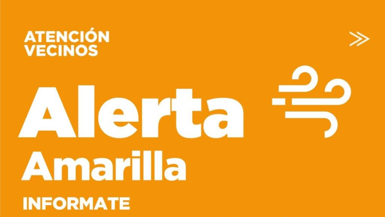 Alerta amarilla por fuertes vientos en Ushuaia 