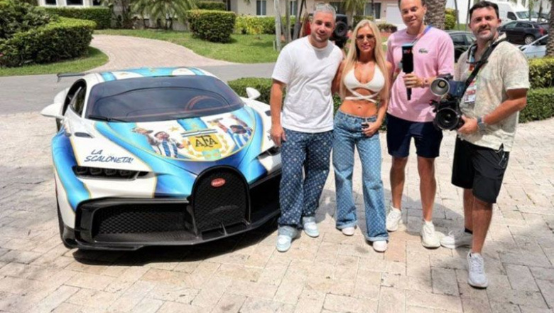 De deudor "irrecuperable" en Ushuaia a exhibir un Bugatti de us$5 millones en Estados Unidos