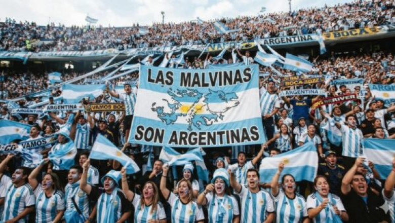Malvinas: el reclamo argentino también se juega en las tribunas