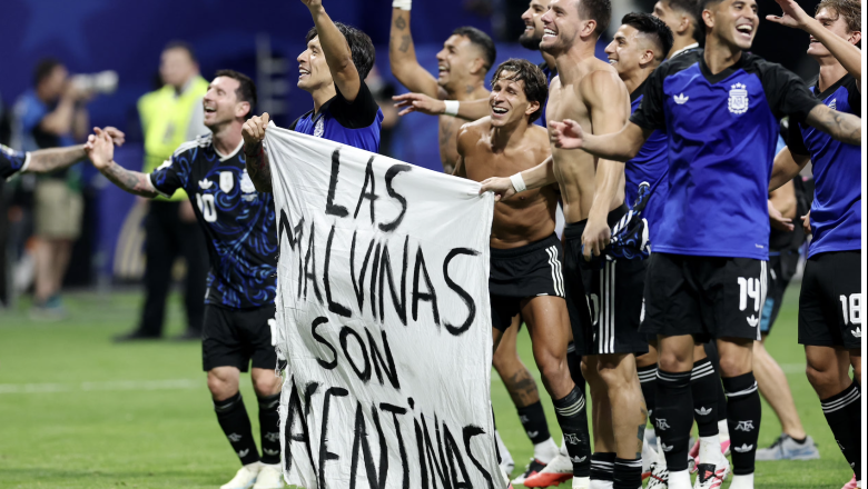 Estados Unidos respaldó a la Selección Argentina por la bandera de Malvinas: "tienen libertad de expresión"