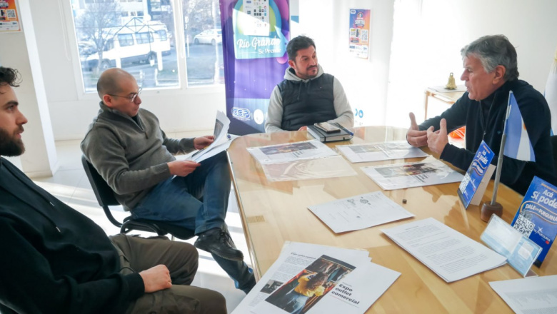 Gobierno y la Cámara de Comercio de Río Grande avanzan en una propuesta conjunta para fortalecer el comercio local 
