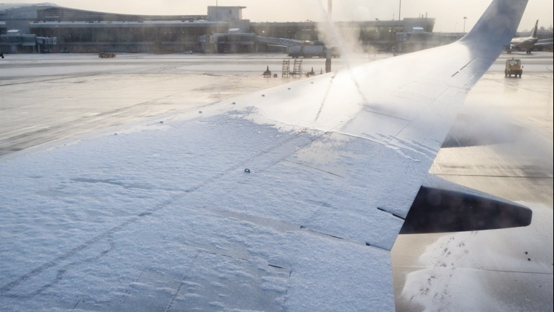 Increíble: el frío extremo congeló el combustible de los aviones y el aeropuerto quedó paralizado