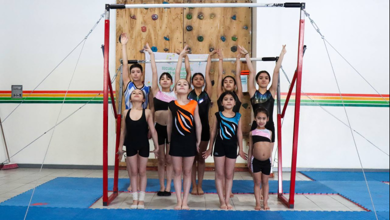 La Escuela Municipal de Gimnasia Artística de Tolhuin suma nuevos aparatos