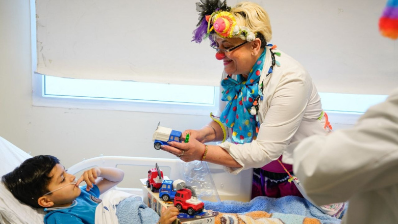 Gobierno acompañó y entregó presentes a niños internados en los hospitales