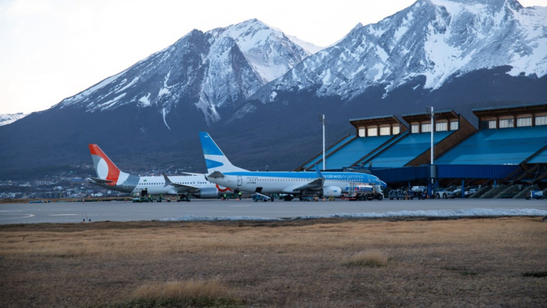 Récord de pasajeros que llegaron por vía aérea en al fin del mundo 