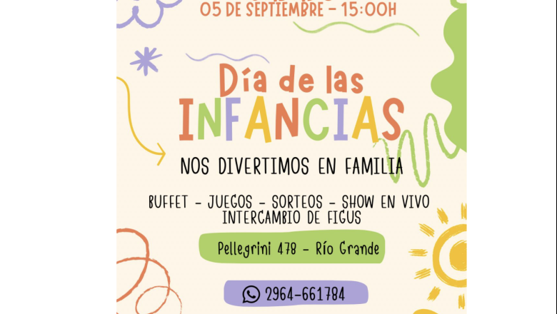 Día de las Infancias: una tarde para compartir en familia
