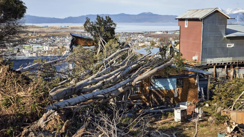 Alerta Amarilla en Ushuaia por fuertes vientos