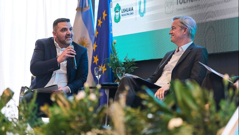 Vuoto llevó el mensaje de Malvinas al Foro Ambiental ante el embajador de la Unión Europea