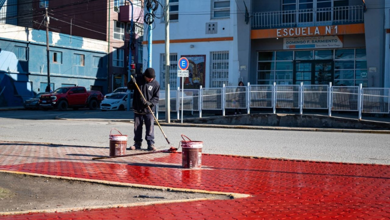 Tareas de limpieza y puesta en valor en distintos puntos de Ushuaia