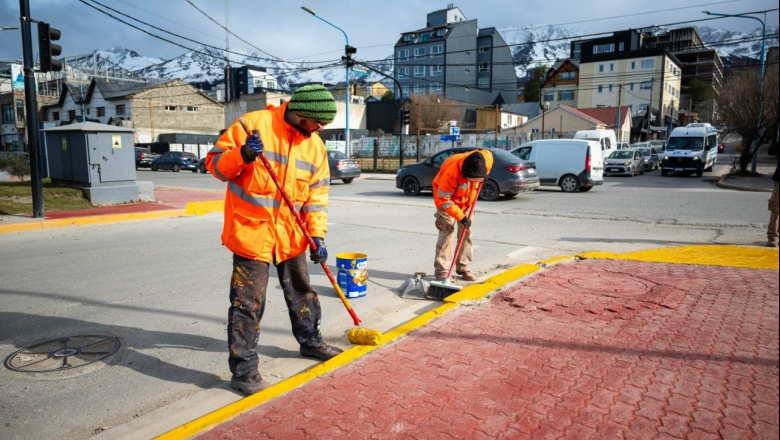 Jornada de limpieza y puesta en valor de distintos espacios de Ushuaia