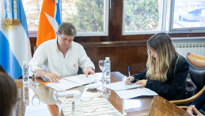 Melella firmó acuerdo con el FAMP para incrementar la producción de agua potable de Ushuaia