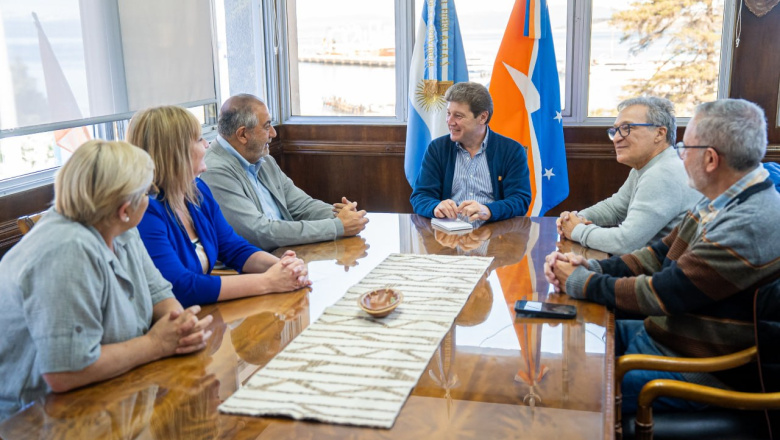 Melella recibió a referentes de la CGT: analizaron la situación económica y laboral de Tierra del Fuego