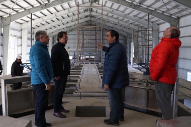 AUTORIDADES DE GOBIERNO RECORRIERON LA NUEVA PLANTA DE TRATAMIENTO BAHÍA GOLONDRINA