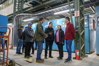 Avance del proyecto de la nueva usina de generación eléctrica para Ushuaia