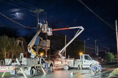 La DPE atribuyó el apagón a la caída de una cruzeta en un transformador