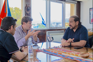 Eliminación de aranceles a Celulares: Melella recibió a Oscar Martínez, Secretario de la UOM