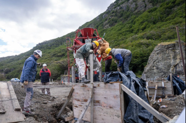 Avanza la obra donde funcionará el nuevo puesto de control de Ushuaia