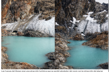 Alerta en Tierra del Fuego: El Glaciar Alvear perdió el 80% de su hielo y advierten que su desaparición es irreversible