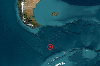 Sismo de 5,3 en el pasaje Drake, entre la Antártida y Tierra del Fuego