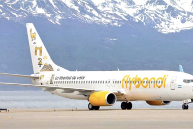 Flybondi suspende vuelos a Tierra del Fuego 