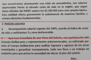 Municipales de Ushuaia exigen recomposición salarial urgente del 100%