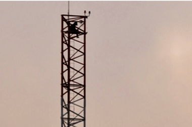 Dramático rescate en antena de Río Grande