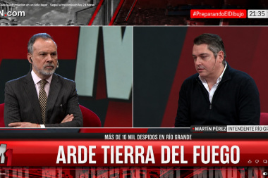 Pérez cargó contra Milei en C5N: “Están destruyendo y empobreciendo a Tierra del Fuego”