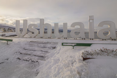 Anuncian nevadas y fuertes ráfagas para el fin de semana en Ushuaia