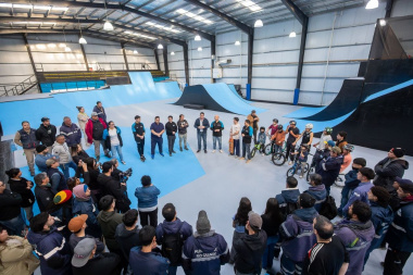 Los jovenes destacaron las obras realizadas en el Parque Municipal de Deportes Urbanos
