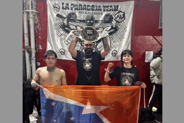 Río Grande dijo presente en “El Despertar del Guerrero” y se trajo un cinturón desde Río Gallegos