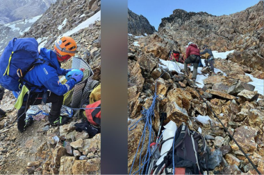 Más de 13 horas de rescate tras un accidente de escalada en el Cerro Bonete