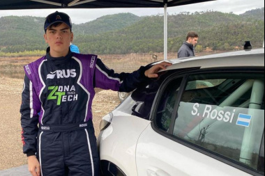 Joven piloto fueguino convocado por Lancia en Francia