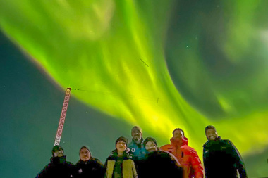  Se vieron auroras australes que iluminaron el cielo antártico y dejaron postales únicas
